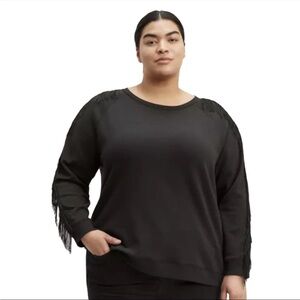 Levi's Black Fringe Sweatshirt